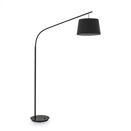 DADDY PT1 stojací lampa 1x E27 60W bez zdroje 197cm IP20, černá