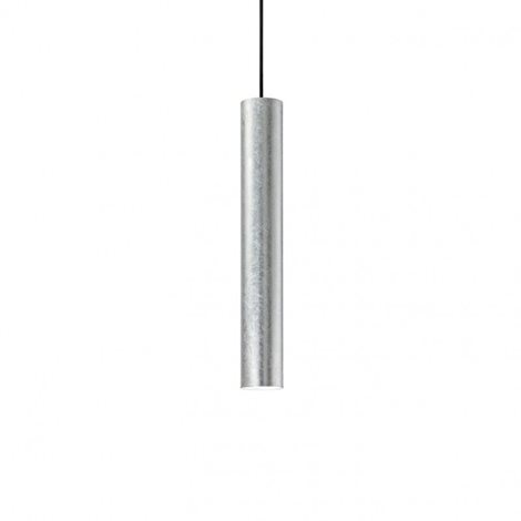 LOOK SP1 SMALL závěsné svítidlo 1x GU10 LED 7W 610lm 3000K 40x6cm IP20, stříbrné