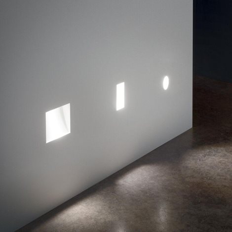 WALKY-2 schodišťové LED svítidlo 1W 55lm 3000K 8x16,6cm obdélníkové IP20, bílé 2
