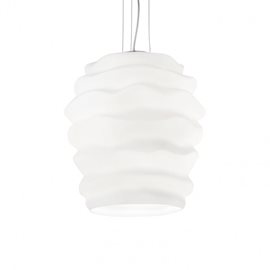 KARMA SP1 BIG závěsné svítidlo 1x E27 60W bez zdroje 38x42cm IP20, bílé