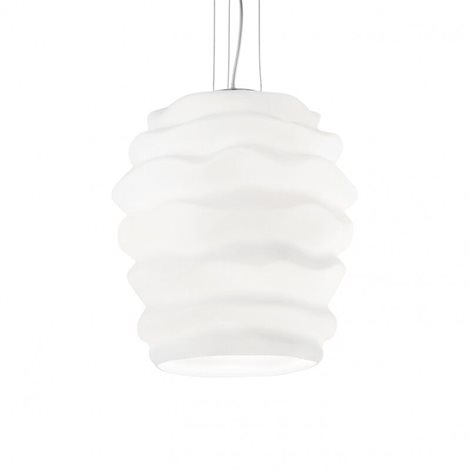 KARMA SP1 BIG závěsné svítidlo 1x E27 60W bez zdroje 38x42cm IP20, bílé