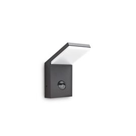 STYLE AP venkovní nástěnné LED svítidlo se senzorem 9,5W 1050lm 3000K IP54, antracitové