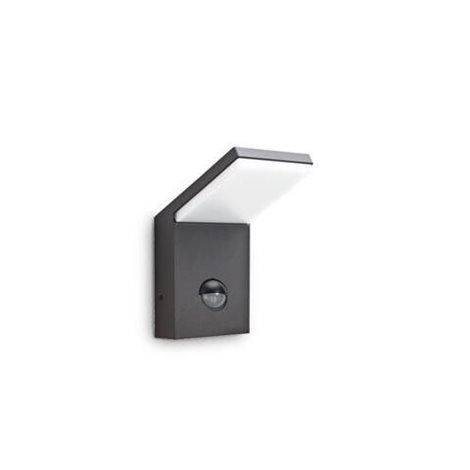 STYLE AP venkovní nástěnné LED svítidlo se senzorem 9,5W 1050lm 3000K IP54, antracitové