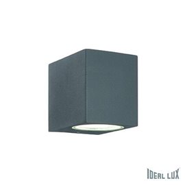 UP AP1 venkovní nástěnné svítidlo 1x G9 15W bez zdroje 8cm hranaté IP44, antracitové