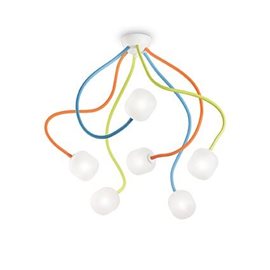 OCTOPUS PL6 stropní svítidlo 6x G9 LED 3W 370lm 3000K 50cm IP20, barevné