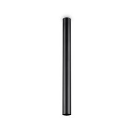 LOOK PL1 H75 stropní přisazené svítidlo 1x GU10 LED 7W 610lm 3000K 75x6cm kulaté IP20, černé