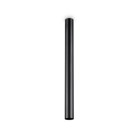 LOOK PL1 H75 stropní přisazené svítidlo 1x GU10 LED 7W 610lm 3000K 75x6cm kulaté IP20, černé 1