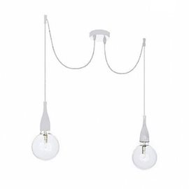 MINIMAL SP2 závěsné svítidlo 2xE27 LED 8W 1050lm 3000K IP20, bílé