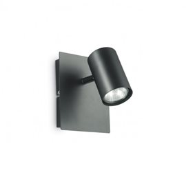 SPOT AP1 nástěnné bodové LED svítidlo 1x GU10 50W bez zdroje 12cm IP20, černé
