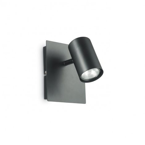 SPOT AP1 nástěnné bodové LED svítidlo 1x GU10 50W bez zdroje 12cm IP20, černé 1
