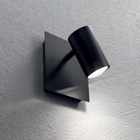 SPOT AP1 nástěnné bodové LED svítidlo 1x GU10 50W bez zdroje 12cm IP20, černé 2
