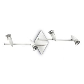Alfa PL4 přisazené bodové svítidlo 4xGU10 5W 480lm 3000K 72cm IP20, bílé