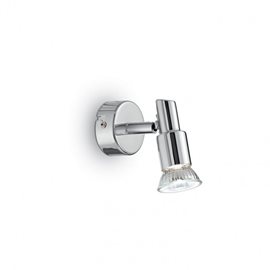 SLEM AP1 nástěnné bodové svítidlo 1x GU10 LED 7W 630lm 3000K IP20, chromové