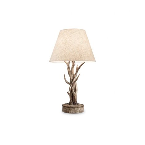 CHALET TL1 stolní lampička 1x E27 60W bez zdroje 65cm IP20, imitace paroží