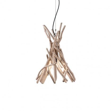 DRIFTWOOD SP1 závěsné svítidlo 1x E27 60W bez zdroje 35cm IP20, dřevěné