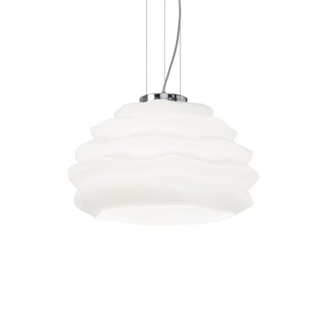 KARMA SP1 SMALL závěsné svítidlo 1x E27 60W bez zdroje 39x24cm IP20, bílé