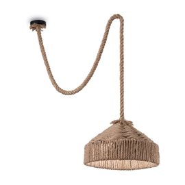 CANAPA SP1 závěsné svítidlo 1x E27 15W bez zdroje 41cm IP20, lano