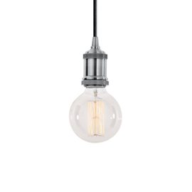 FRIDA SP1 závěsné svítidlo 1x E27 60W bez zdroje IP20, chromové