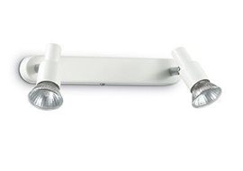 SLEM AP2 nástěnné bodové svítidlo 2x GU10 LED 7W 630lm 3000K 26cm IP20, bílé