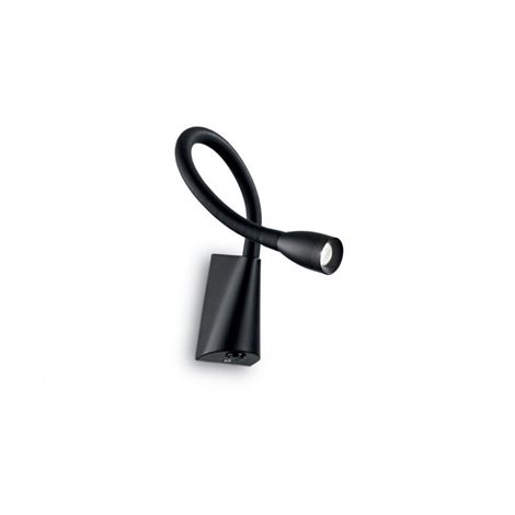 GOOSE AP1 nástěnné bodové LED svítidlo 3W 200lm 3000K IP20, černé