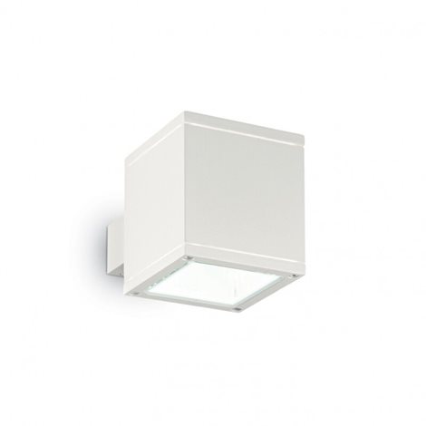 SNIF SQUARE AP1 venkovní nástěnné svítidlo 1x G9 40W bez zdroje 9cm hranaté IP44, bílé
