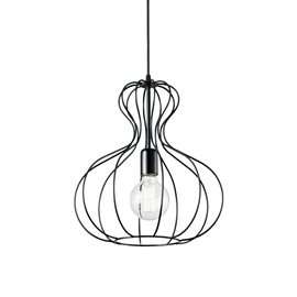 AMPOLLA-1 SP1 závěsné svítidlo 1x E27 60W bez zdroje 35cm IP20, černé