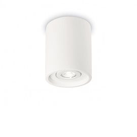 OAK PL1 stropní přisazené svítidlo 1x GU10 35W bez zdroje kulaté 13,5cm IP20, bílé