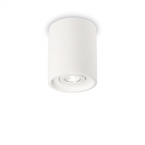 OAK PL1 stropní přisazené svítidlo 1x GU10 35W bez zdroje kulaté 13,5cm IP20, bílé