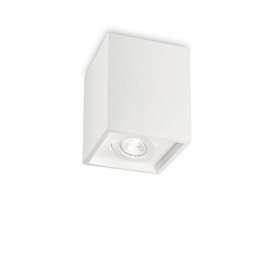 OAK PL1 stropní přisazené svítidlo 1x GU10 35W bez zdroje hranaté 13,5cm IP20, bílé