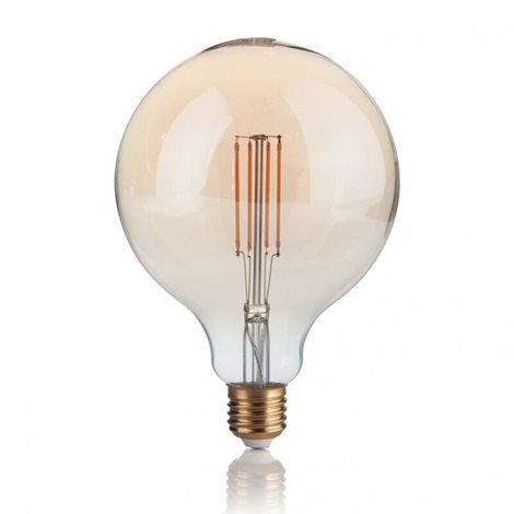 LAMPADINA VINTAGE GLOBO LED filamentová žárovka E27 4W 480lm 2200K nestmívatelná, jantarová