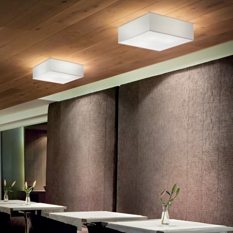 RITZ PL4 stropní přisazené svítidlo 4x E27 66W bez zdroje 60cm IP20, bílé 2