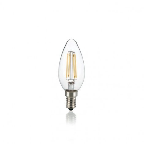 CLASSIC OLIVA LED žárovka E14 B35 4W 490lm 4000K čirá, nestmívatelná