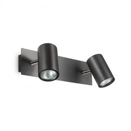 SPOT AP2 nástěnné bodové LED svítidlo 2x GU10 50W bez zdroje 36,5cm IP20, černé