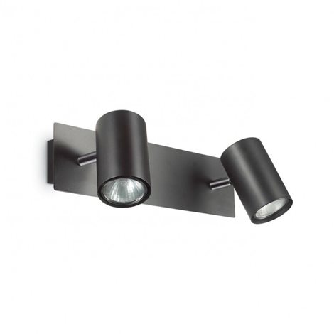 SPOT AP2 nástěnné bodové LED svítidlo 2x GU10 50W bez zdroje 36,5cm IP20, černé