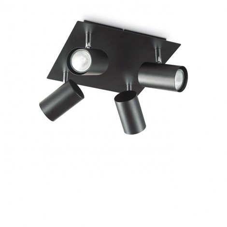 SPOT PL4 stropní bodové LED svítidlo 4x GU10 50W bez zdroje 30,5cm IP20, černé
