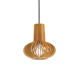CITRUS-2 SP1 závěsné svítidlo 1x E27 60W bez zdroje 26cm IP20, dřevěné