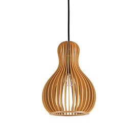 CITRUS-3 SP1 závěsné svítidlo 1x E27 60W bez zdroje 20cm IP20, dřevěné