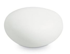 SASSO PT1 venkovní stojací lampa 1x E27 40W bez zdroje 33cm IP44, bílá