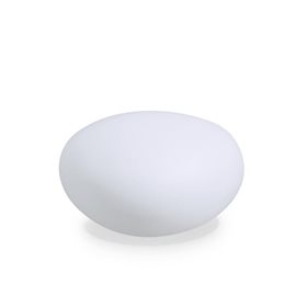 SASSO PT1 venkovní stojací lampa 1x E27 40W bez zdroje 41cm IP44, bílá