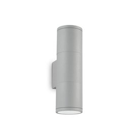 GUN AP2 SMALL venkovní nástěnné svítidlo 2x GU10 35W bez zdroje 21cm IP44, šedé