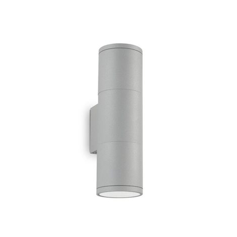 GUN AP2 SMALL venkovní nástěnné svítidlo 2x GU10 35W bez zdroje 21cm IP44, šedé 1