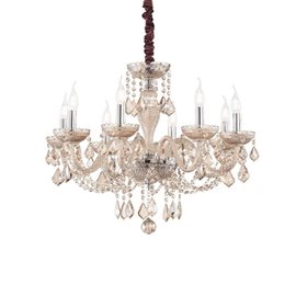 ROSE SP8 závěsné svítidlo 8x E14 40W bez zdroje 78cm IP20, jantarové