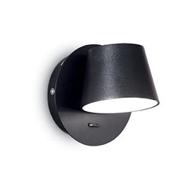 GIM AP1 nástěnné LED svítidlo 6W 530lm 3000K 12cm IP20, černé