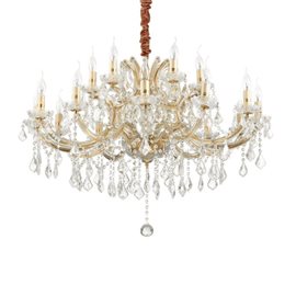 NAPOLEON SP18 závěsné svítidlo 18x E14 40W bez zdroje 96cm IP20, zlaté