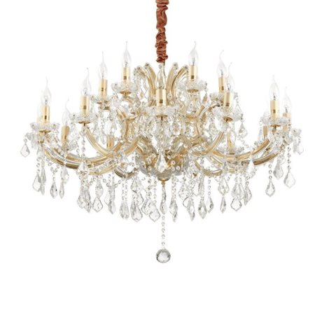 NAPOLEON SP18 závěsné svítidlo 18x E14 40W bez zdroje 96cm IP20, zlaté