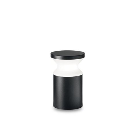 TORRE PT1 venkovní sloupkové svítidlo 1x E27 15W bez zdroje 22cm IP44, černé