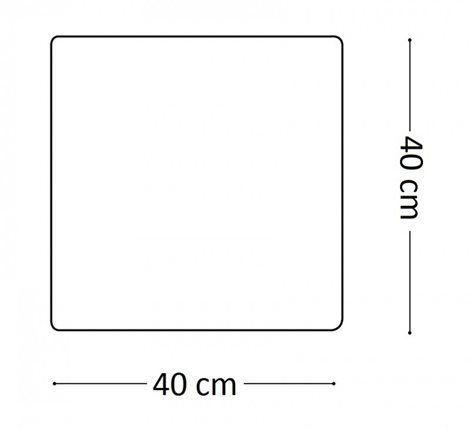LUNA PT1 venkovní stojací svítidlo 1x E27 60W bez zdroje 40cm IP44, bílé 3