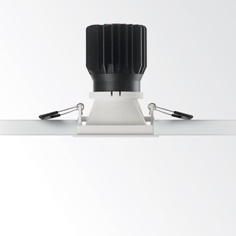 GAME SQUARE zápustné LED svítidlo 11W 1100lm 3000K 8,4cm hranaté IP20, bílé 2