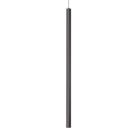 ULTRATHIN SP1 závěsné LED svítidlo 11,5W 1150lm 3000K 100cm hranaté IP20, černé
