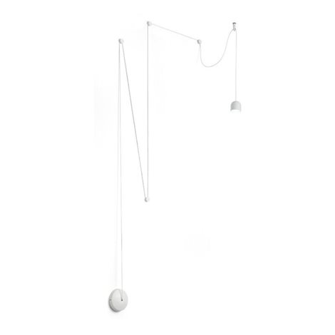 TALL SP1 závěsné svítidlo LED 4,5W 510lm 3000K 6cm IP20, bílé